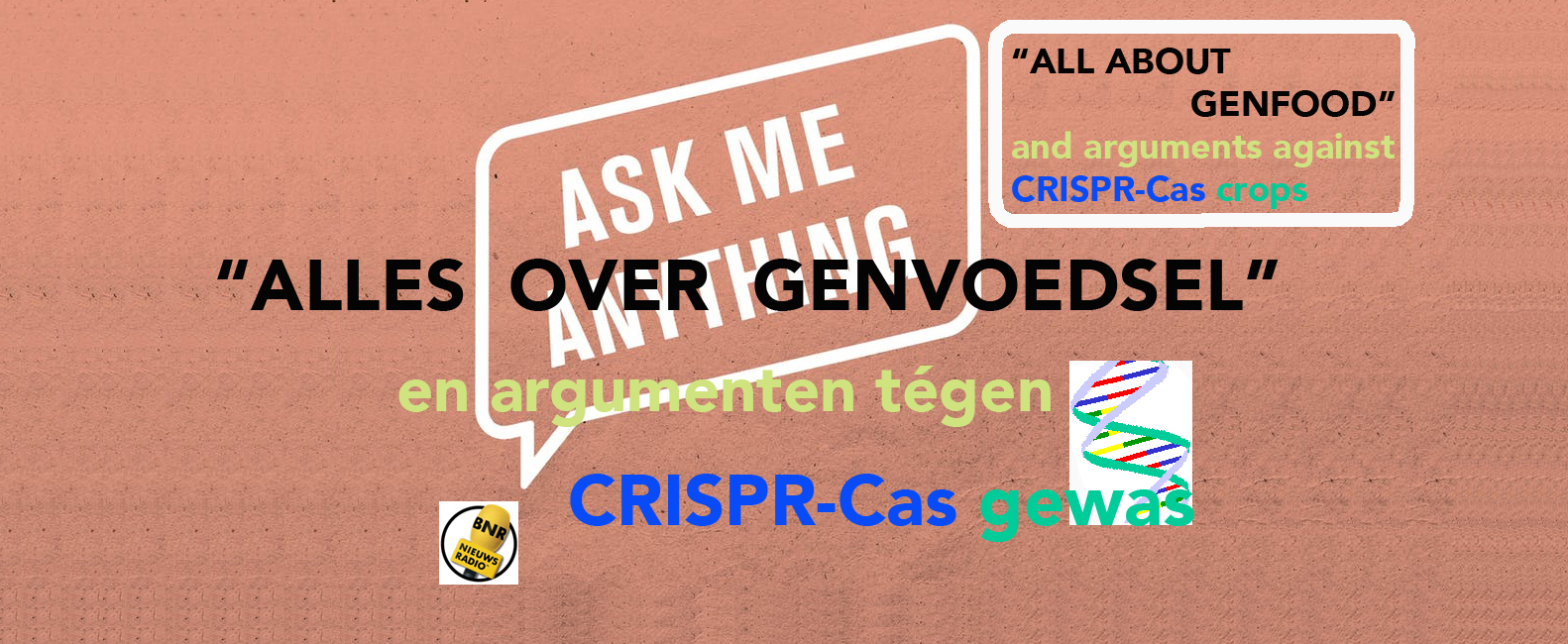 Je bekijkt nu “Alles over genvoedsel” en argumenten tégen CRISPR-Cas gewas